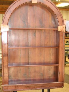 Custom Made Black Walnut Display Cabinet Arts And Crafts Style