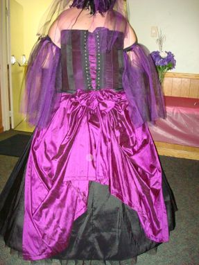 Custom Made Goth Wedding Gown