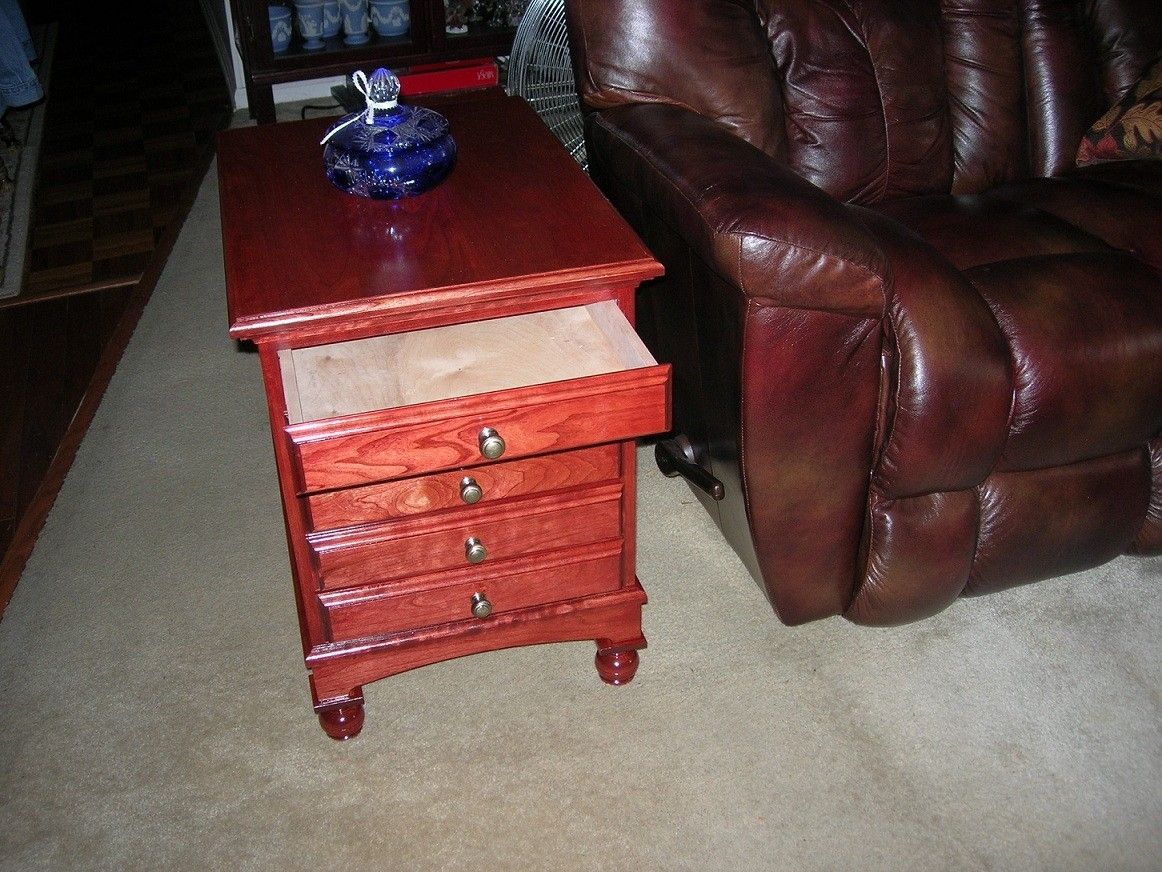 Hand Made Cherry With Pullout Trays by D N Yager Woodworks