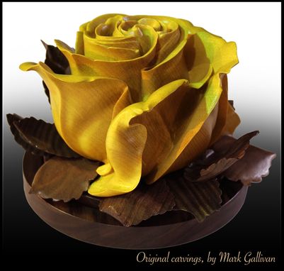 Custom Made Golden Yellow Rose Bouquet