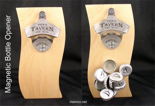 Custom Made Bottle Opener With Hidden Magnetic Capcatcher