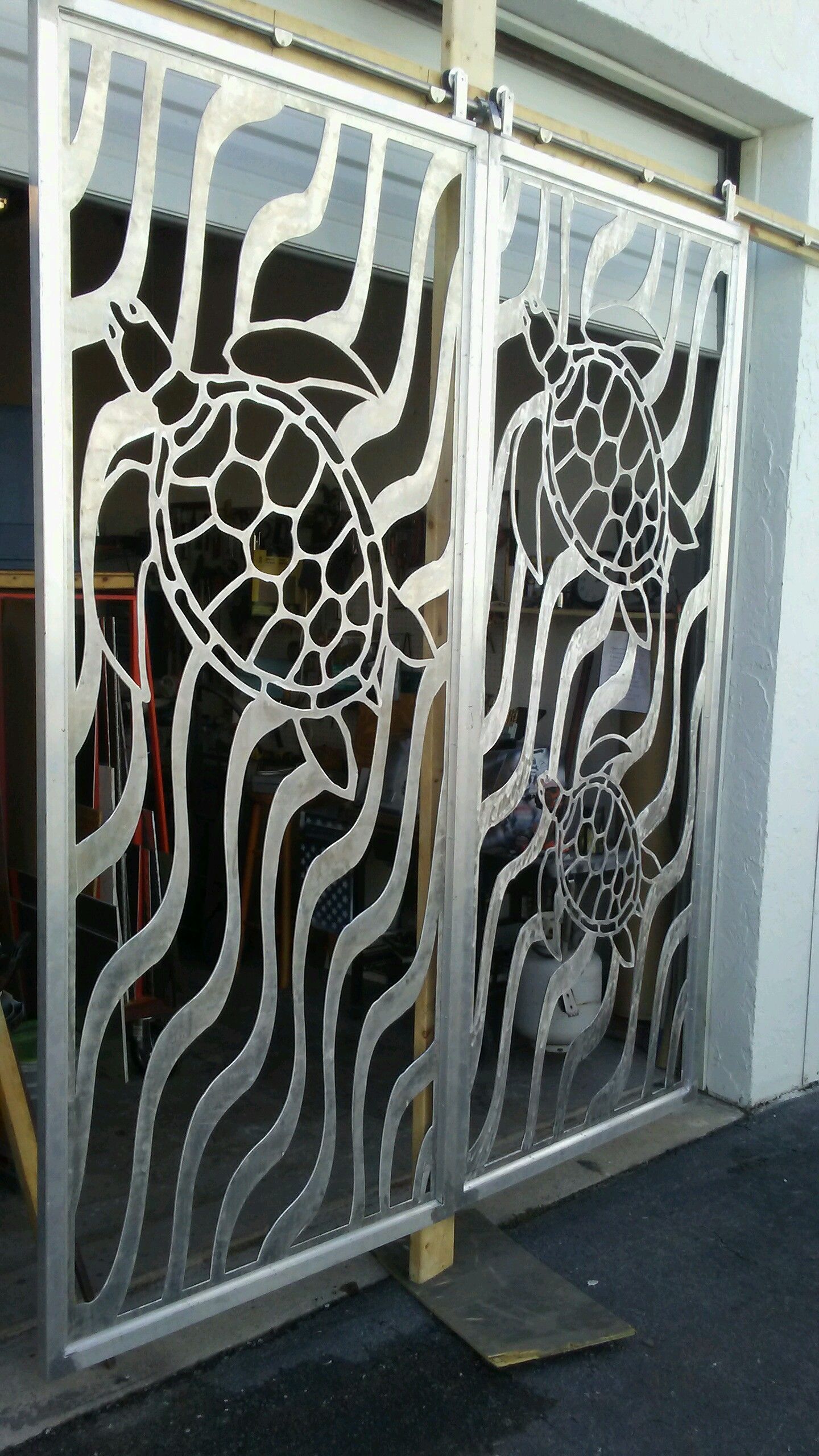 Buy Hand Made Fully Welded Aluminum Pedestrian Gates, made to order