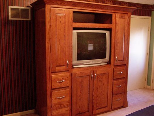 Custom Made Mens Large Wardrobe / Entertainment  Center