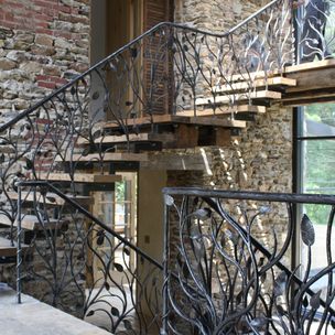Jaime Kaplan Artesano Iron Works Home Decor Wayne Pa Stair Railing By