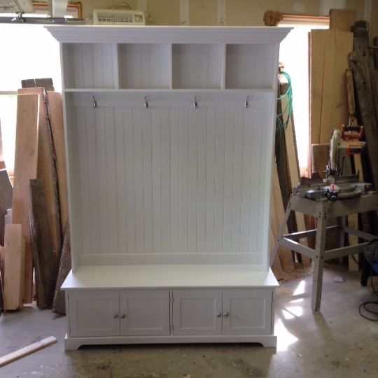 Buy Custom Made Large Hall Tree, made to order from Sophisticated