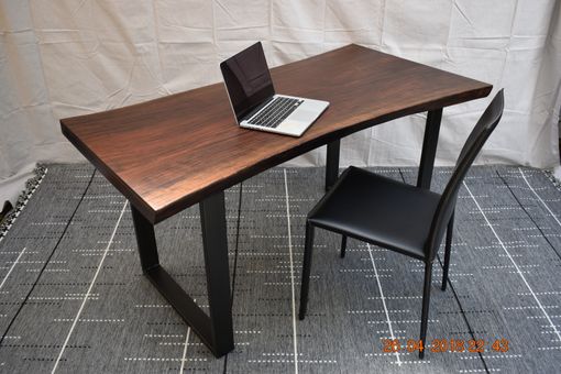 Custom Made Walnut Live Edge Desk
