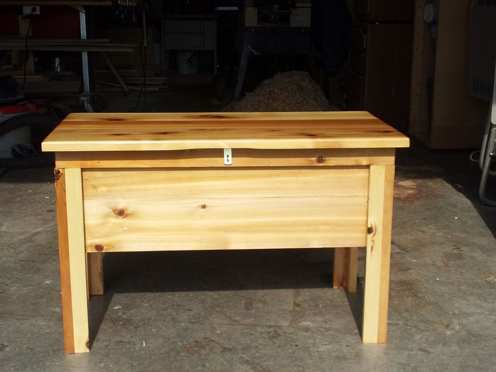 Custom Made Deck Bench/Storage Chest by Cabin Creations | CustomMade.com