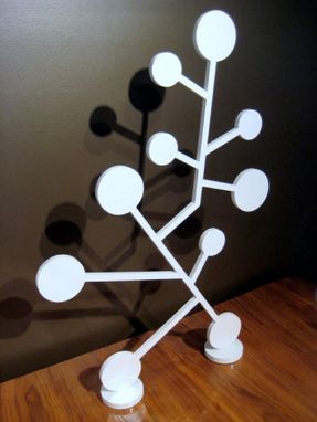 Custom Made Lollipop Aluminum Sculpture Coated In White Powder