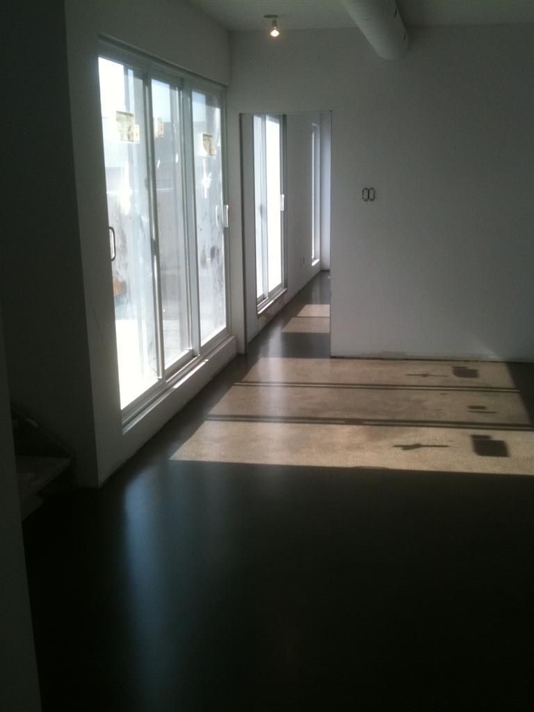 Hand Made Ecopolish Satin Concrete Floor Residential By