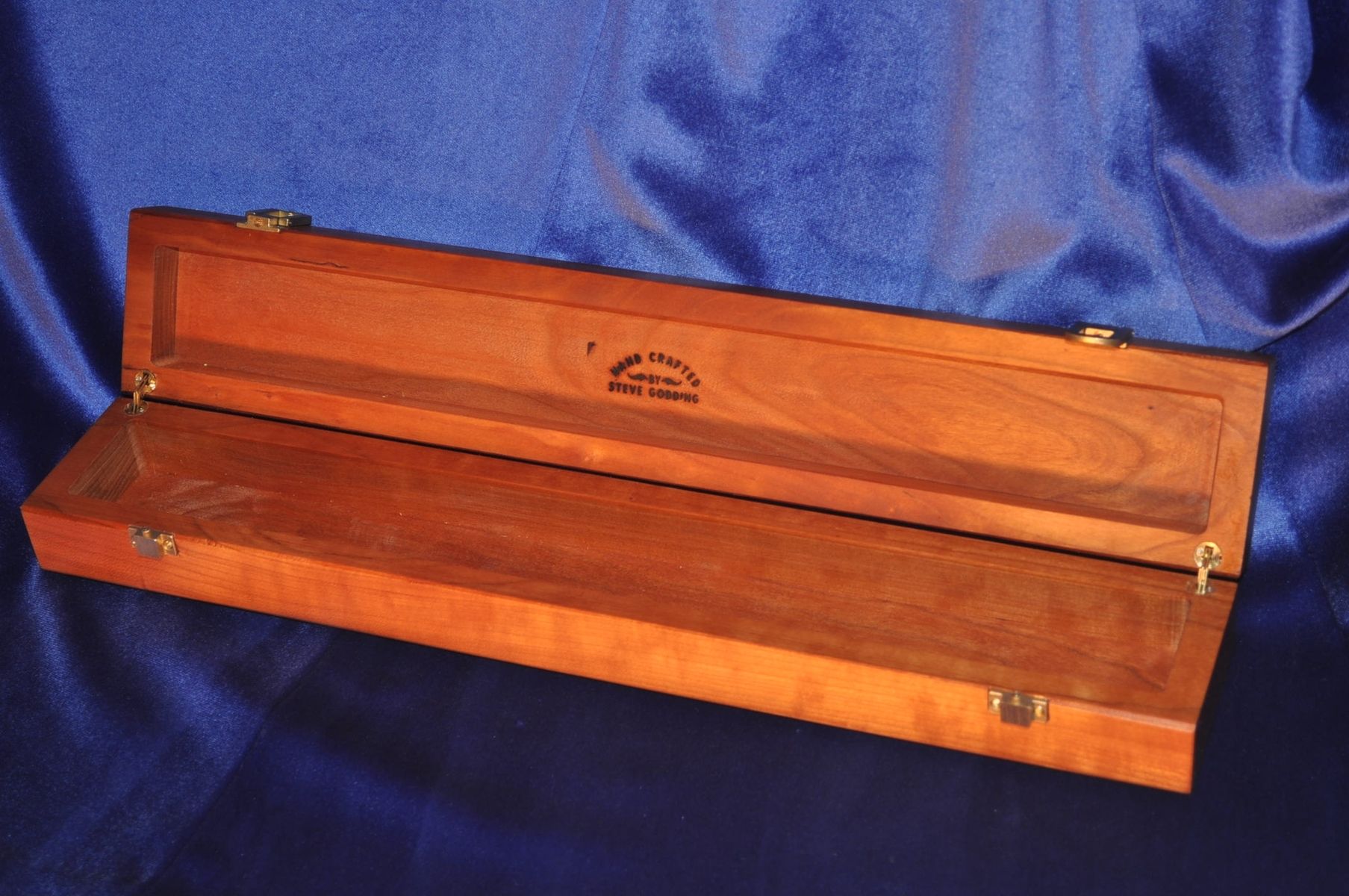 Hand Crafted Crystal Flute Case by D&S Artistic Woodworking LLC