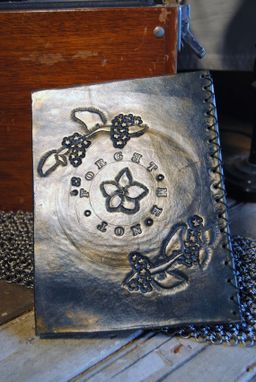 Custom Made Victorian Lady Leather Sketch Book