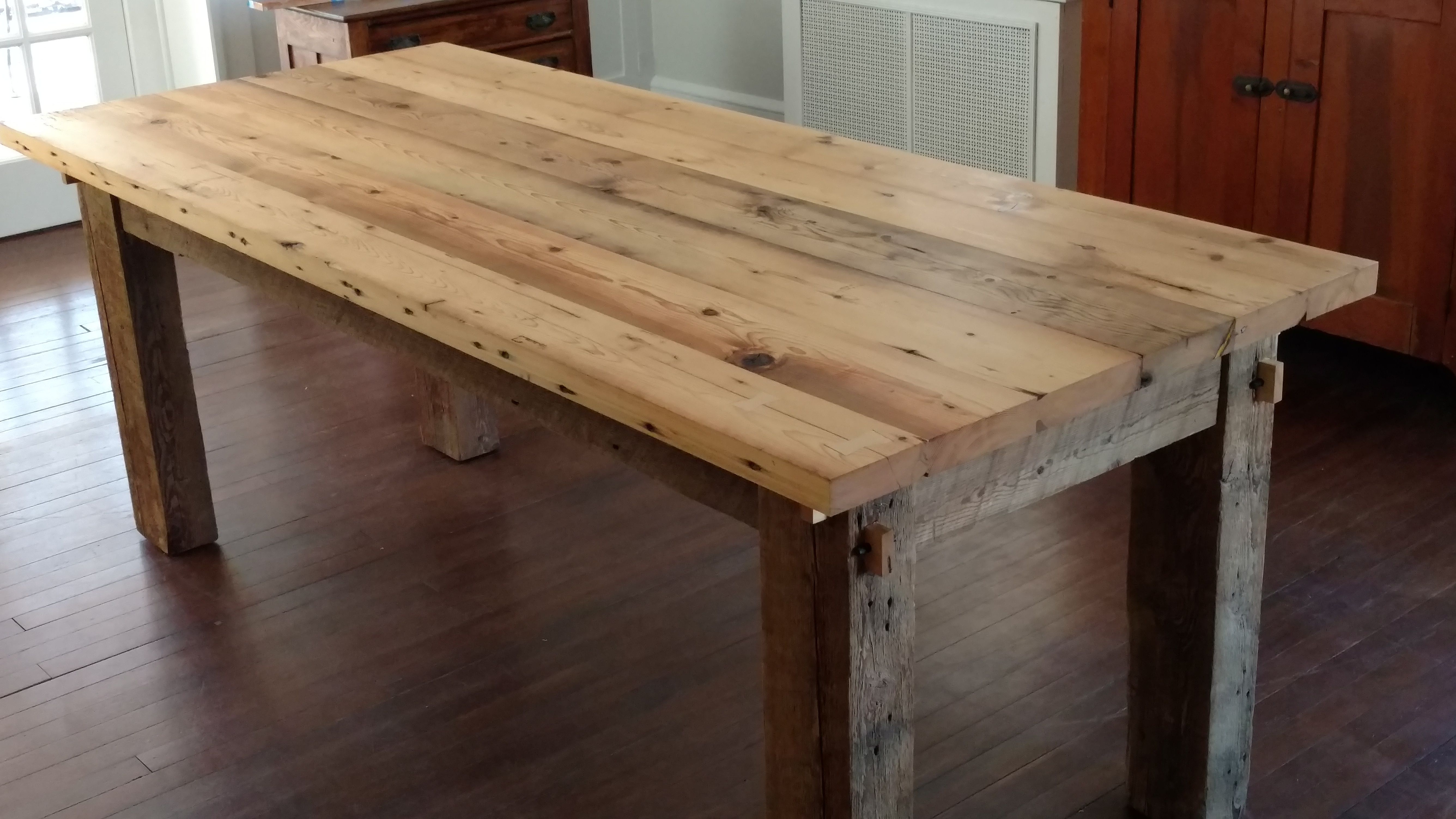 Custom made wood tables
