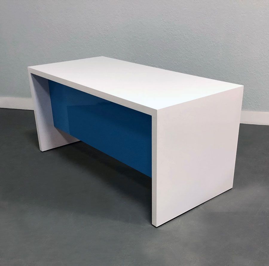 Buy Hand Crafted Austin Custom Office Desk, made to order from Axis