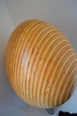 Custom Made Large Plywood Laminate Egg