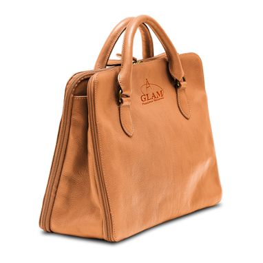 Custom Made Elegant Leather Handbag, Made In Italy,