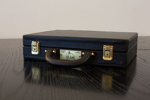 Custom Made Italian Leather Attache Case