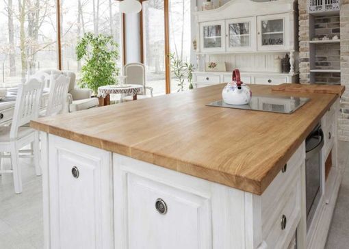 Custom Made Custom Solid Wood Counter Tops