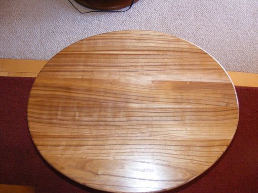 Custom Made Walnut And Catalpa End Table