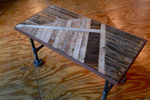 Custom Made Sail Boat Bench And Coffee Table 3