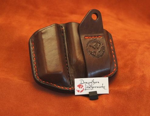 Custom Made Leather Pocket Carry System, Case, Sheath