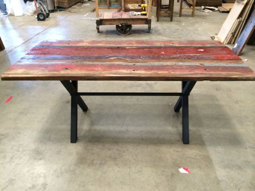 Custom Made X Metal Table Base