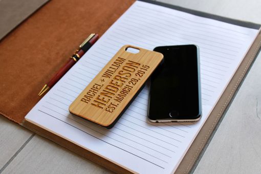 Custom Made Custom Engraved Wooden Iphone 6 Case --Ip6-Bam-Rachel William Henderson