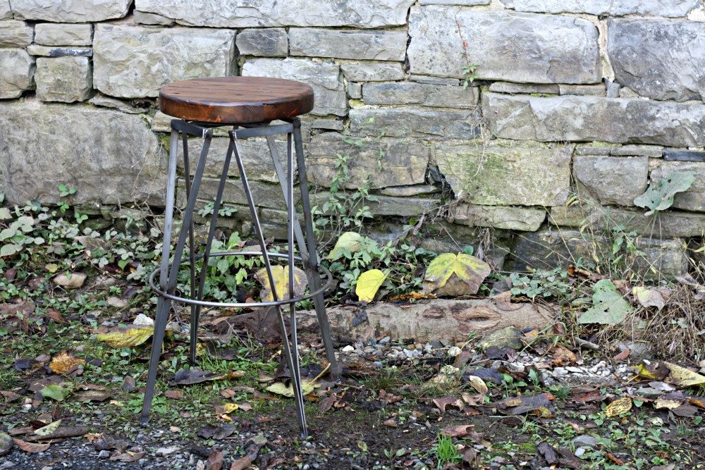 Hand Made Swiveling Vintage Style Ice Cream Parlour Stools Hand Made Swiveling Vintage Style Ice Cream Parlour Stools To Order From The Strong Oaks Wood Custommade Com