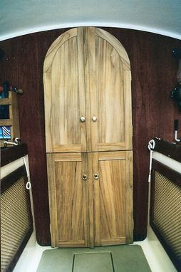 Custom Made Teak Cabin Doors