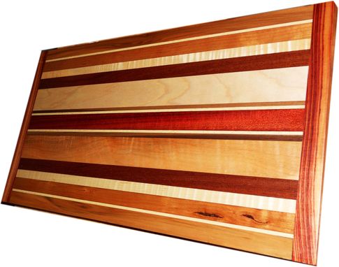 Custom Made Exotic Wood Cutting Board ~ Double-Sided