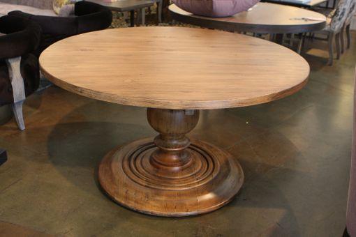 Custom Made Maximus Round Dining Table (18 Inch Extension)
