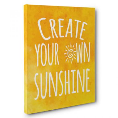 Custom Made Create Your Own Sunshine Canvas Wall Art
