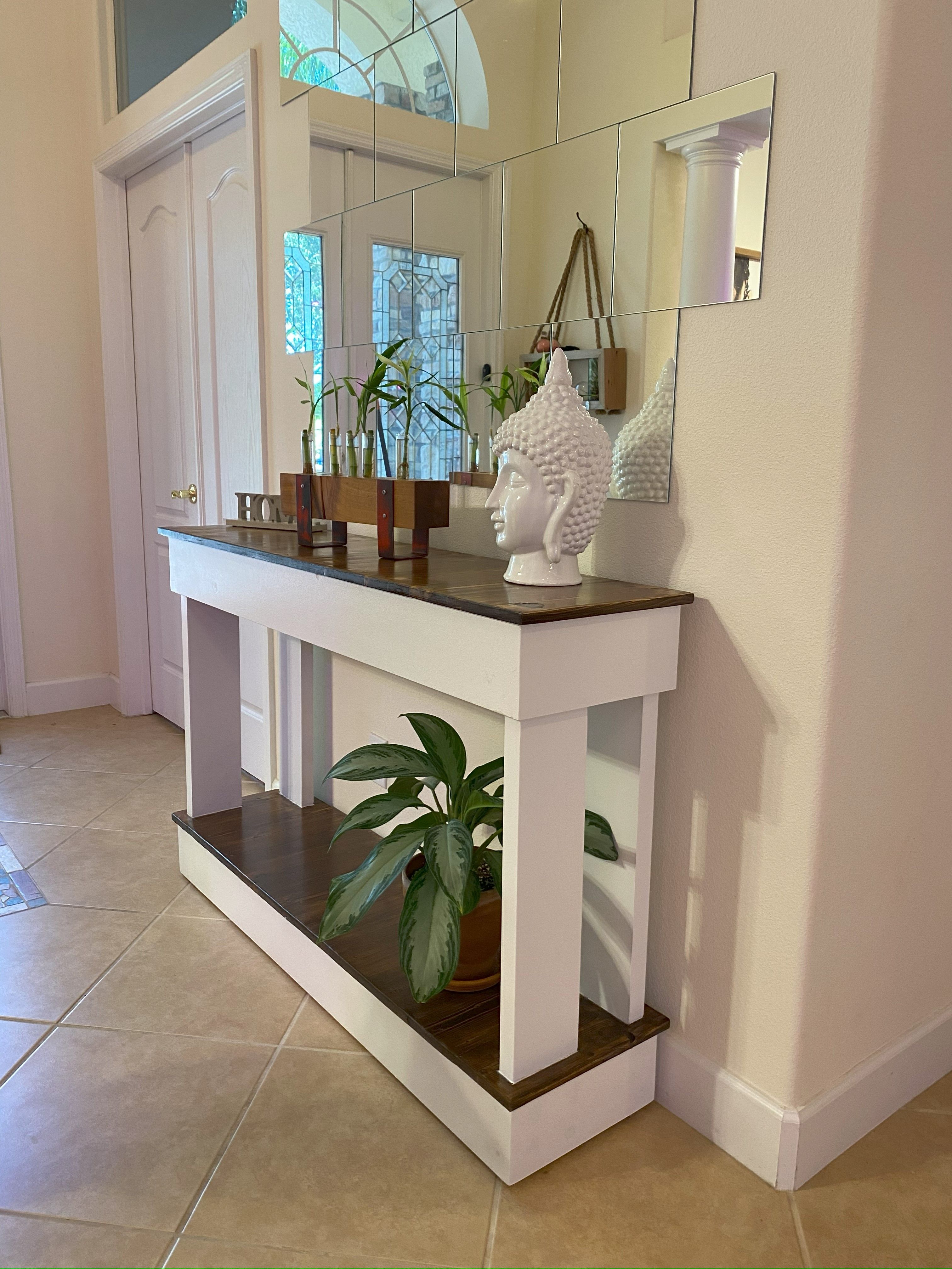 Hand Crafted Console Table, Entryway Table, Reclaimed Wood Side Table ...