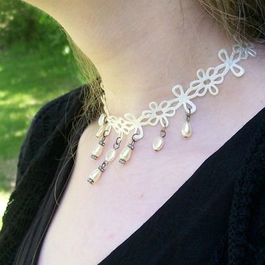 Custom Made Pearl Bridal Choker Necklace