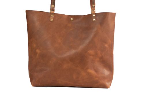 Custom Made Limited Edition Leather Tote Bag  Leather Bag  Leather Purse Crossbody  Made In Usa
