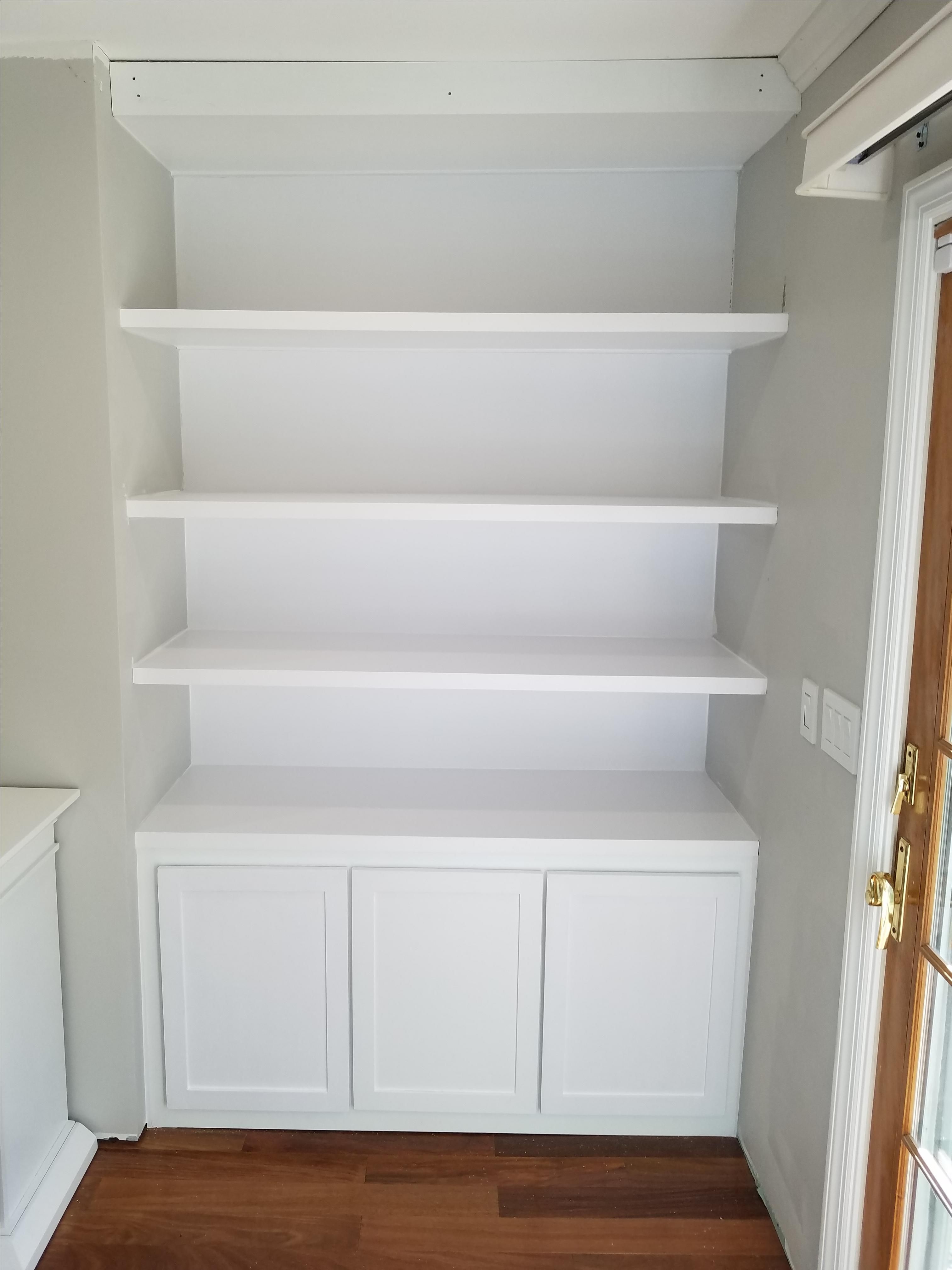 Hand Crafted Custom Built In Office/Shelving Storage System by Family Sawmill Restorations and
