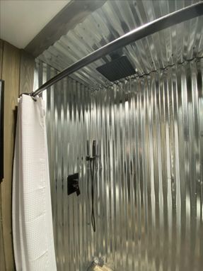 Custom Made Corrugated Steel Shower