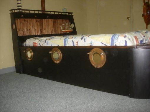 Custom Made Pirate Ship Bed