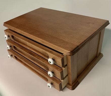 Custom Made Sewing Spool Chest