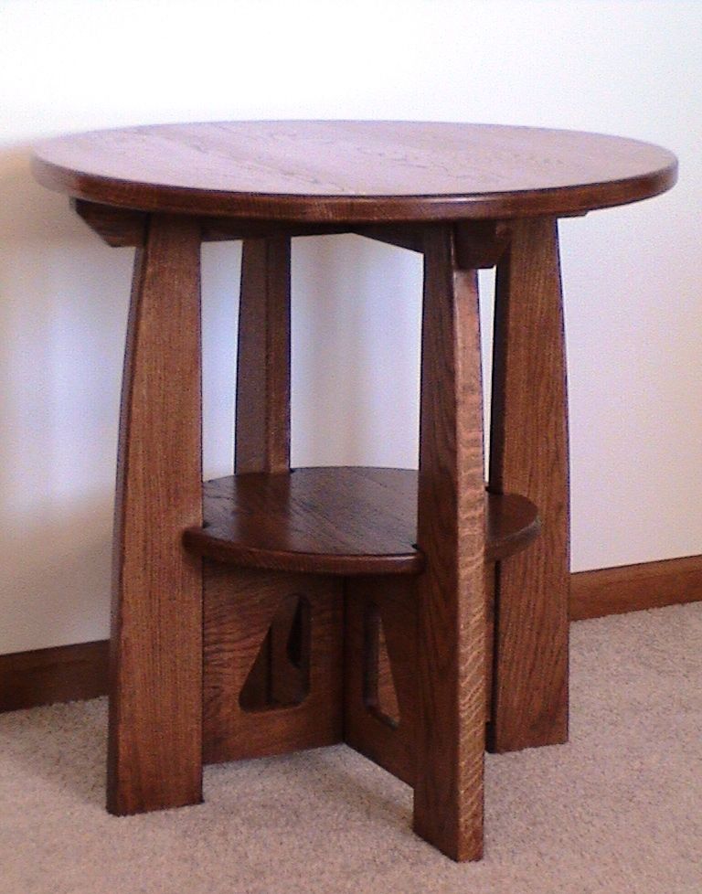 Buy Hand Crafted Limbert Side Table, made to order from MISSION LAMPS