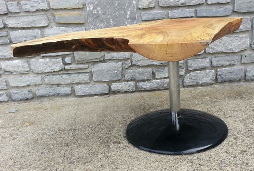 Custom Made Coffee Table, Live Edge Coffee Table, Modern Coffee Table, Spins 360