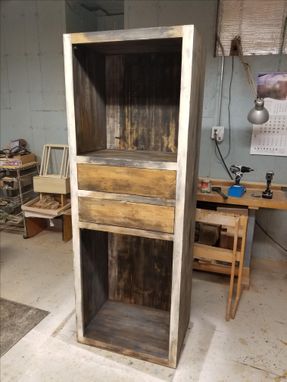 Custom Made Distressed Old Look Cabinet