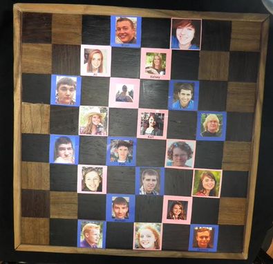 Custom Made Cubist Chess Board