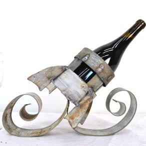 Reclaimed Wood Wine Bottle Holder  4 bottles – Spearhead & Company