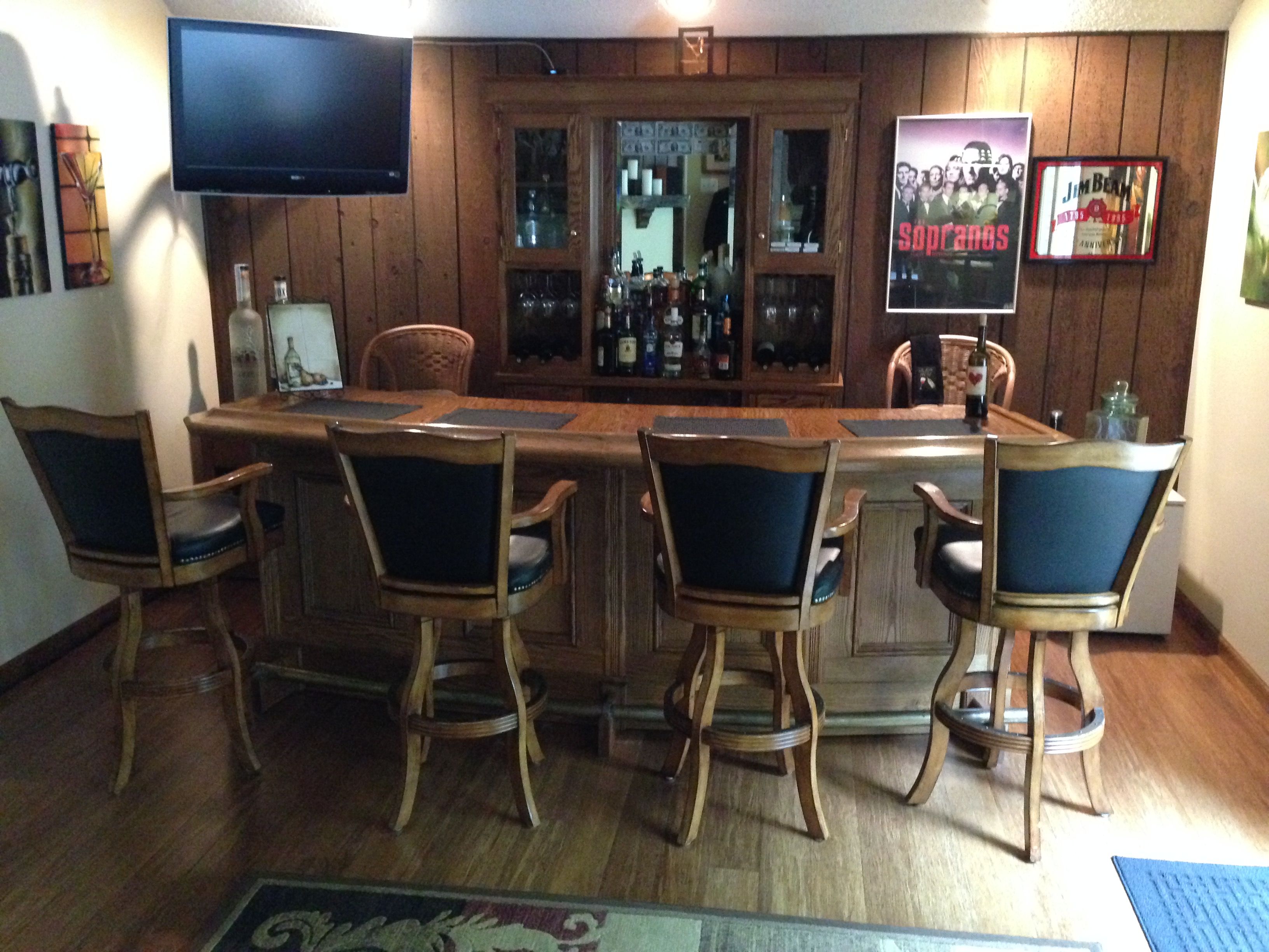 Hand Made Custom Made Bar by Custom Woodwork by Jim