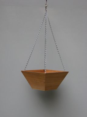 Custom Made Hanging Cedar Wood Basket