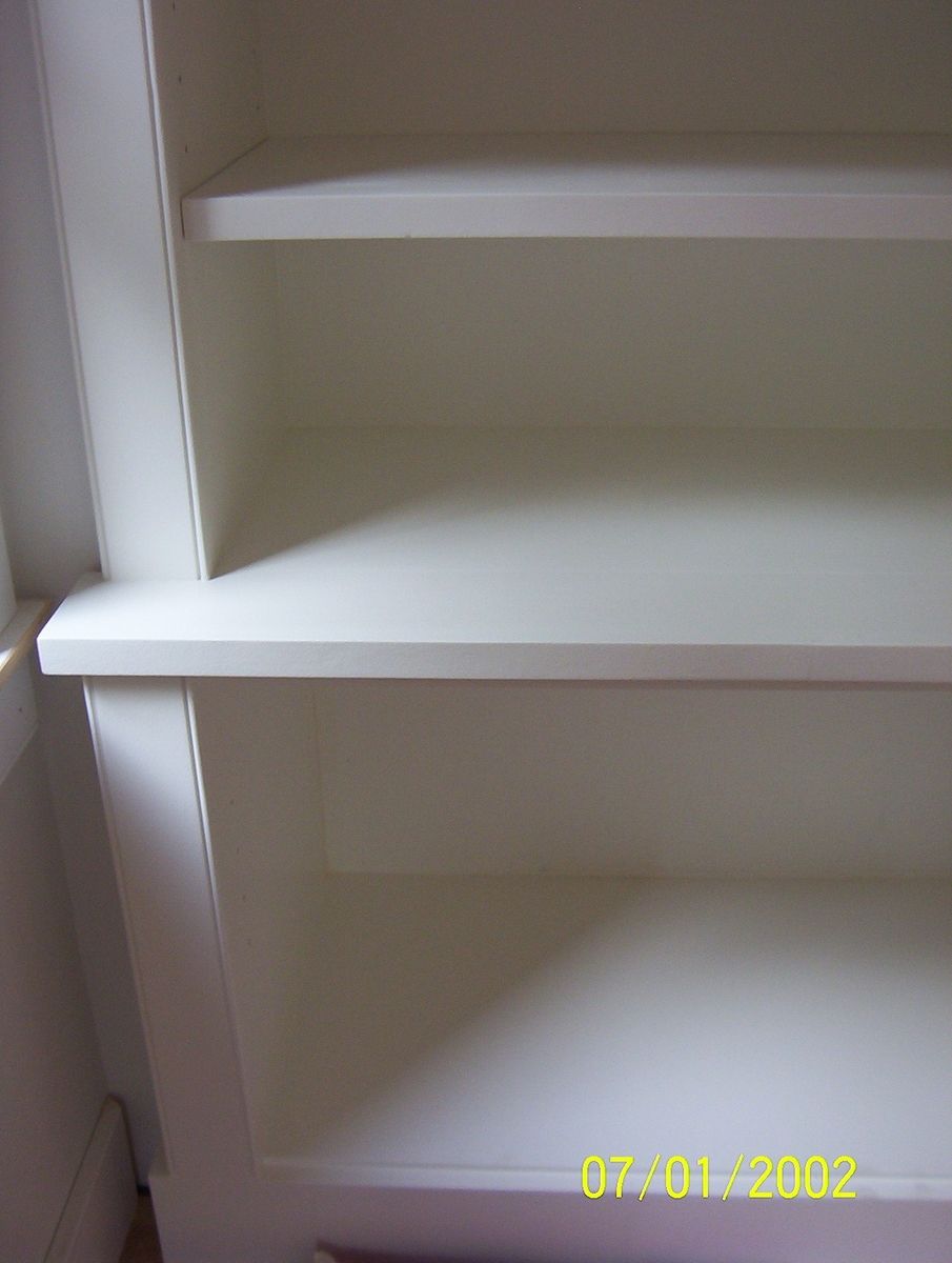 Custom Painted Built In Bookcase by Brenda Hall Wood Design