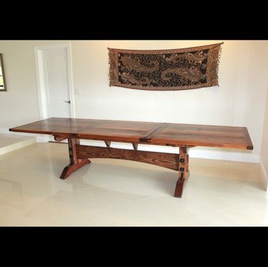 Custom Made Large Extendable Dining Table