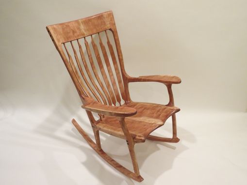 Custom Made Sculpted Rocking Chair