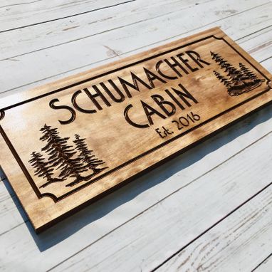 Custom Made Custom Wood Sign, Cabin Sign, Wooden Signs, Camping Sign, Personalized Wood Sign