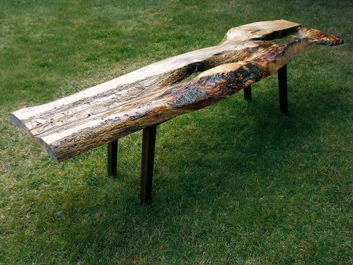 Custom Made Pine Wane Coffee Table